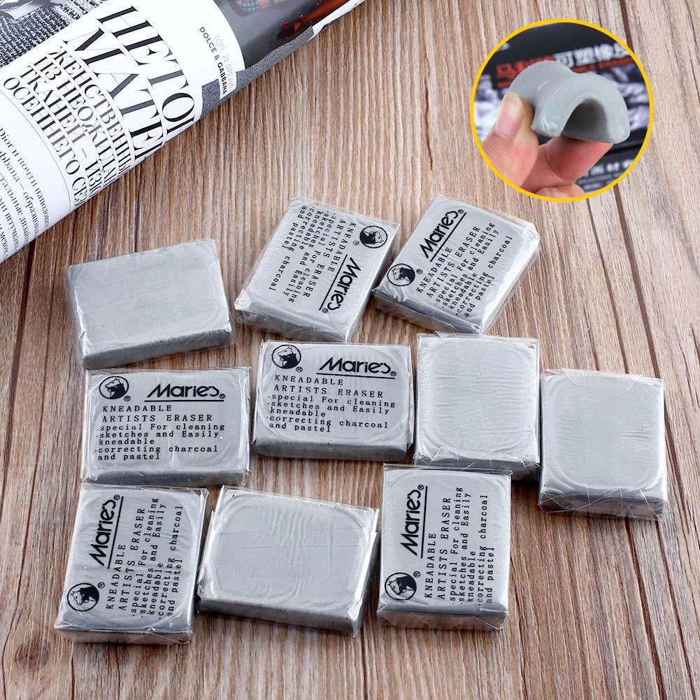 

Rubber Eraser Kneadable Cleaning Pencil Art Stationery Magic Strong Sketch Adhesive Drawing Soft Artists