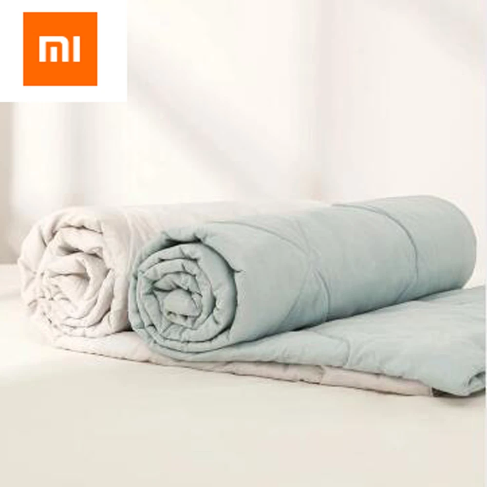  Оригинальное одеяло Xiaomi 8H, 2 цвета, кондиционер, потертое хлопковое антибактериальное одеяло для Xiaomi Life 