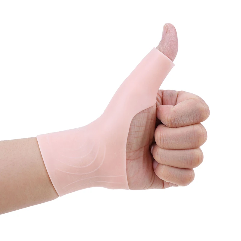 Silicone Gel Wrist Thumb Support Braces for Right & Left Hand Relief Pain for Carpal Tunnel Rheumatism Tendonitis Yoga 1Pair wrist brace wrist guard wrist support wrist support band