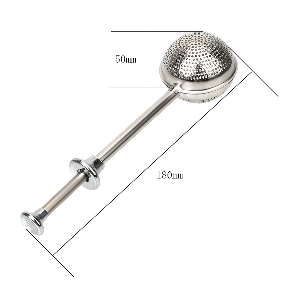 tea infuser Metal Tea Bag Tea Strainer Ball Infuser Filter Spice Tool Accessories Reusable Stainless Steel Teapot Adjustable