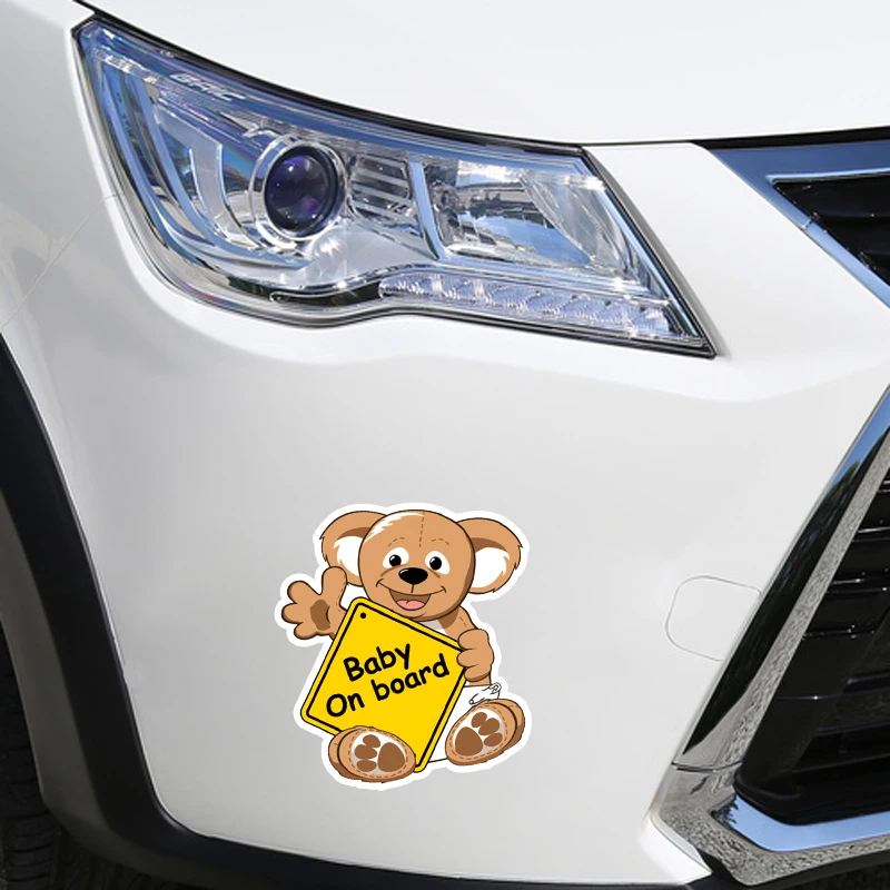 Предупреждающая наклейка для автомобиля Aliauto Виниловая украшения ребенка на