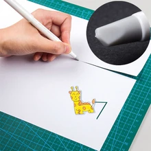 1 шт. японский креативный бумажный нож-ручка износостойкий Новости бумажный ручной книжный резак лента керамическое лезвие универсальный нож режущие ножи
