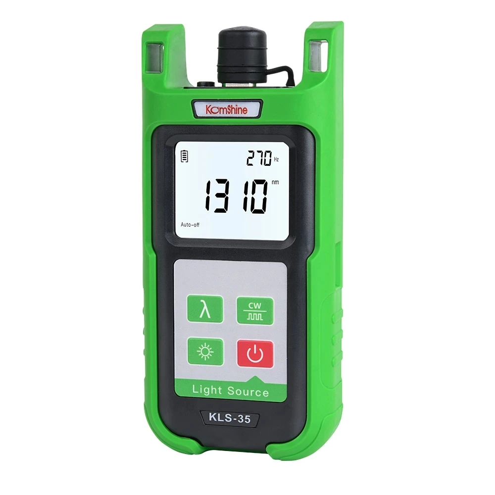 

KOMSHINE KLS-35 Fiber Optic Light Source SM&MM&PON FTTH Fiber Cable Tester free shipping