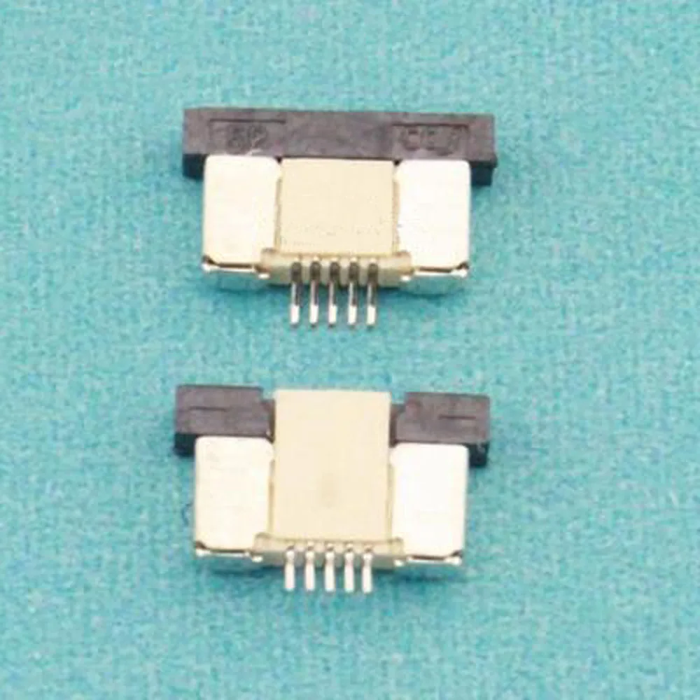 Sample, 5Pin FPC FFC connector socket,5 pin 0.5mm flex cable socket for LCD screen interface.ROHS,5P