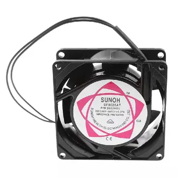 

SF8025AT 2082HSL 8025 80mm Sleeve Bearing 220-240V AC 2-Wire Case Cooling Fan