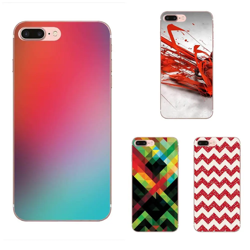 Красивая красная и зеленая телефонная коробка Talavera TPU для Huawei Nova 2 V20 Y3II Y5 Y5II Y6 Y6II Y7
