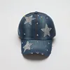 COKK Denim Baseball Cap Women Summer Fall Sunshade Fashion Star Shinning Cap Female Hat Casual Adjustable Snapback Gorro 6