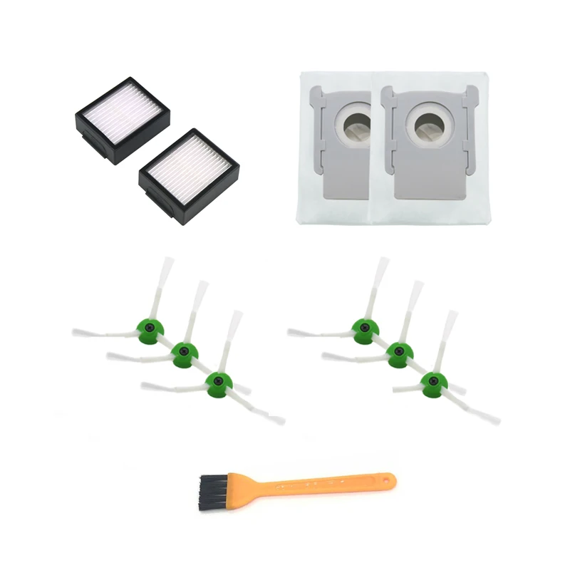 

Dust Bag Rolling Brush Hepa Filter Side Brush suit for iRobot Roomba i7 E5 E6 I Series Robot Vacuum Cleaner Replacement Spare