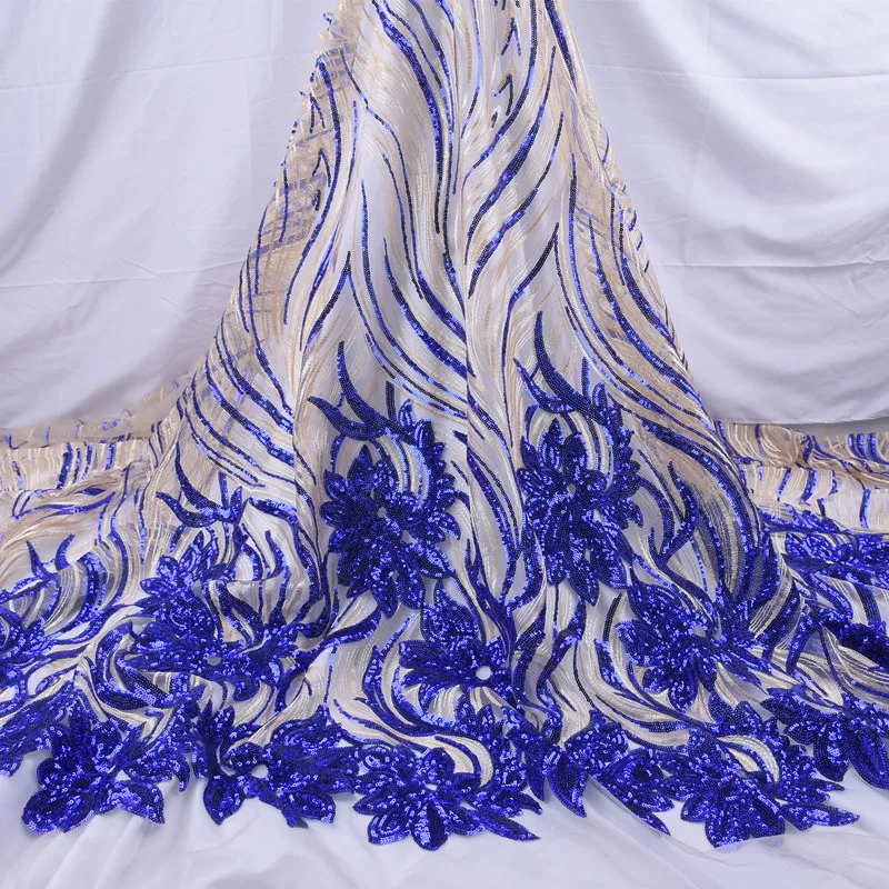 Новейшее французское кружево с блестками ткани высокого качества Тюль Африканские кружева ткань для свадьбы нигерийский тюль кружевной материал Y1737
