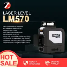 Лазерный уровень uni-t LM570 серии 8 линий самонивелирующийся 360 градусов перекрестный лазерный измеритель уровня автоматического выравнивания
