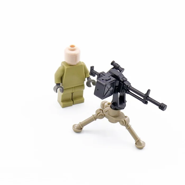

NSV Heavy Machine Gun Army Swat Police Military Weapon Accessories Playmobil City Mini Figures Parts Original Blocks Model Toys