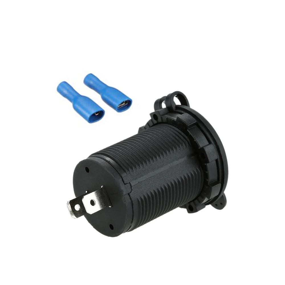 

Auto Motorcycle USB Dual USB Car Charger Power Adapter Socket Outlet waterproof Mobile Phone Charger for ATV Boat 6-30V
