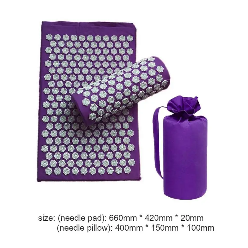 3 шт./компл. Лидер продаж; йога коврики с приятной текстурой и лотоса акупунктурный массаж подушки йога коврик Спайк снять стресс подушки - Цвет: E