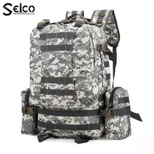 Армейский уличный тактический рюкзак, сумка на плечо, Дорожная Спортивная альпинистская сумка, мужской рюкзак большой емкости, камуфляжная упаковка