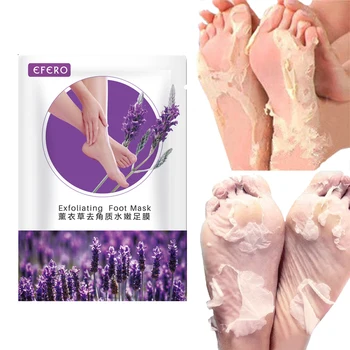 

2pair Exfoliating Feet Mask Socks Soft Foot Film Patches Remove Peel Off Dead Skin Foot Mask Smooth Calluses Whitening Skin Care