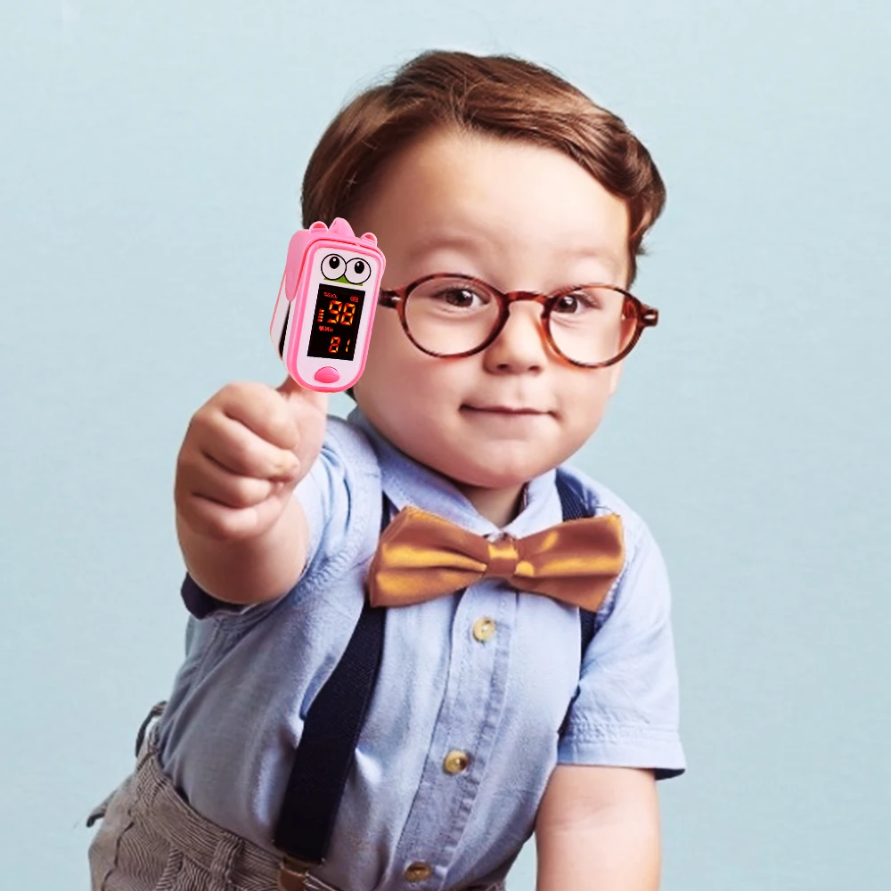 

Pulse Oximeter Child/Kids/Pediatric Oxímetro de pulso LED Display Porket Blood Oxygen Monitor Saturation FDA CE