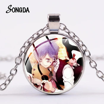 

Diabolik Lovers Necklace Cartoon Figure Komori Yui Sakamaki Shu Pendant Necklaces Women Party Gifts Bronze Silver Plated