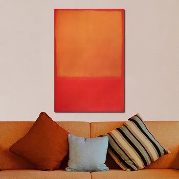 

Hand Painted Mark Rothko Abstract Classical Colorful Oil Painting Wall Art Picture Home Decor Living Room Modern Canvas