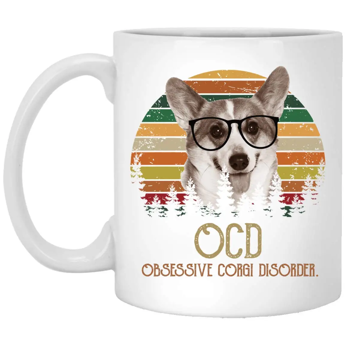 OCD Obsession Corgi Disorder 11 унций забавная кофейная кружка
