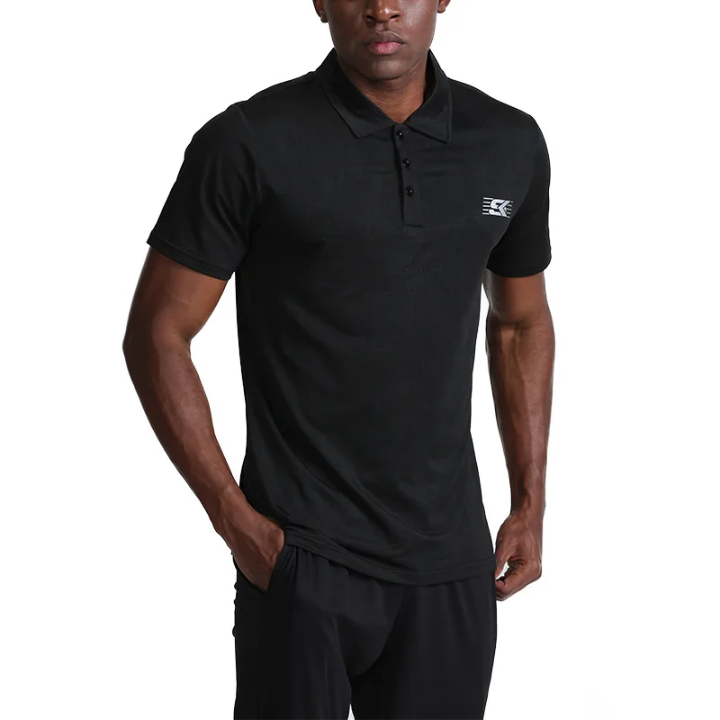 

Quick Dry Fit Running Shirt Men's Short T-Shirt Polo Tennis Shirt Basketball GYM Running T Shirt Badminton Soccer Sports Clothes