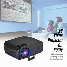 Portable LED Video Projector 2800 Lumen 15000:1 Contrast Ratio 1280*720P Resolution Full Color Display WiFi BT Connection