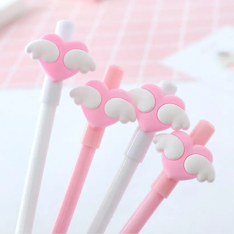 

10 Pcs Gel Pen New Cute Cartoon Color Pen Kawaii Gen-ink Pen School Stationery Creative Gift School Supplies New
