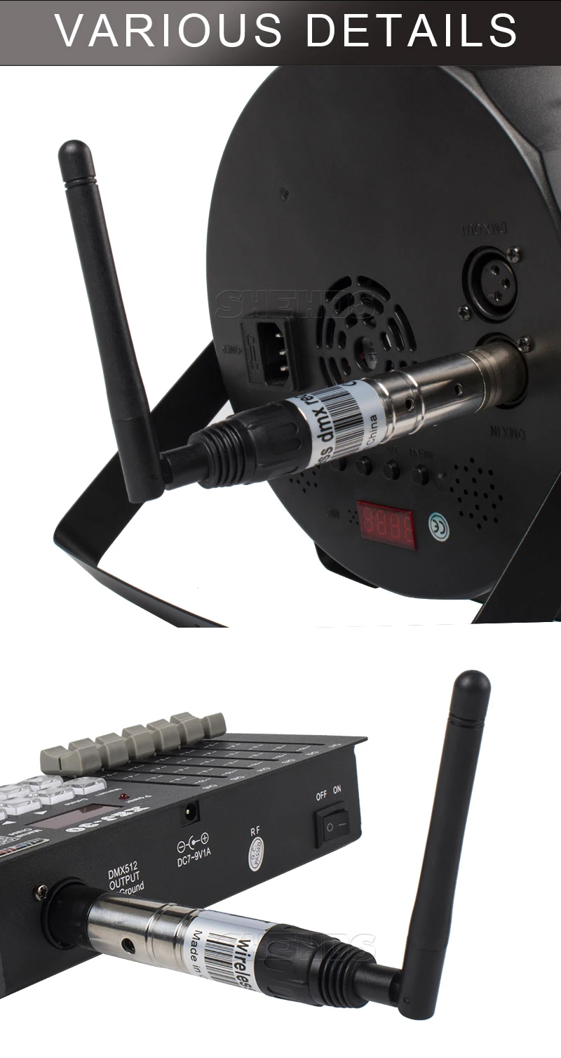 SHEHDS DMX512 беспроводной приемник или передатчик лазерный светильник 220 м контроллер приемник или передатчик 2,4 г светодиодный светильник для сцены