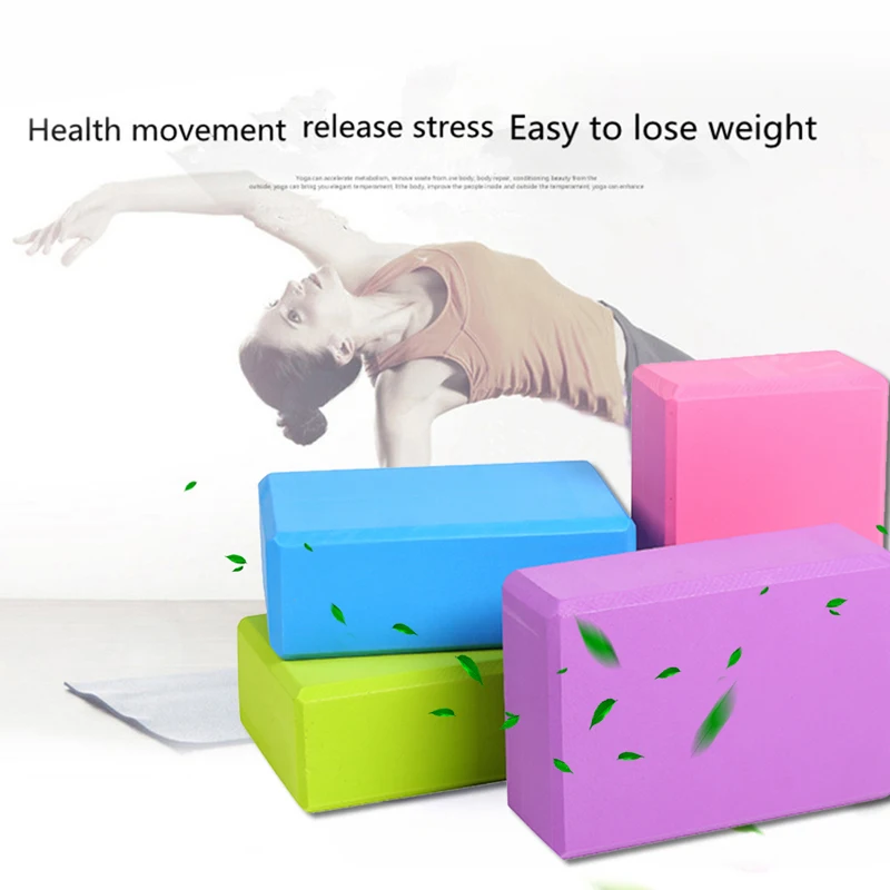

Gym Fitness EVA Yoga Block Colorful Foam Block Brick for Crossfit Exercise Workout Training Bodybuilding Equipment
