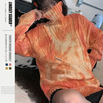 

Women Mens Mens Sweaters Pullover Knit Coat Sweater Turtleneck Sweater Fire Warm Color Cotton Warm Winter Inside Outwear