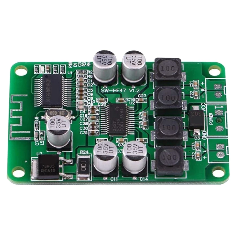 Плата усилителя мощности аудиосигнала Bluetooth TPA3110 2X15W двухканальный усилитель