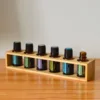 6/24 Holes Essential Oil Storage Rack 15ml Organizer Display Practical 6/24 Slots Showing Bamboo Stand 2