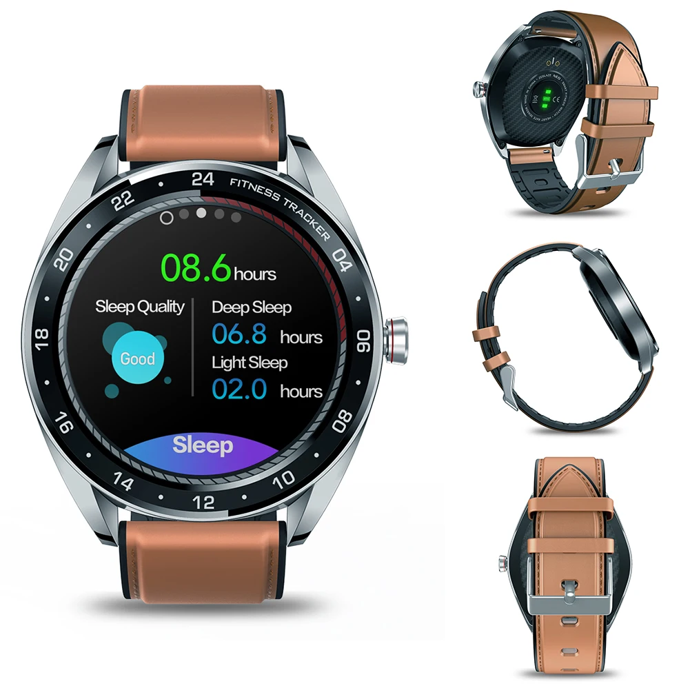 

1.3 Inch Touchable Stopwatch Lightweight Activity Tracker Call Rejection Smart Watch Color Screen Adjustable Strap Heart Rate