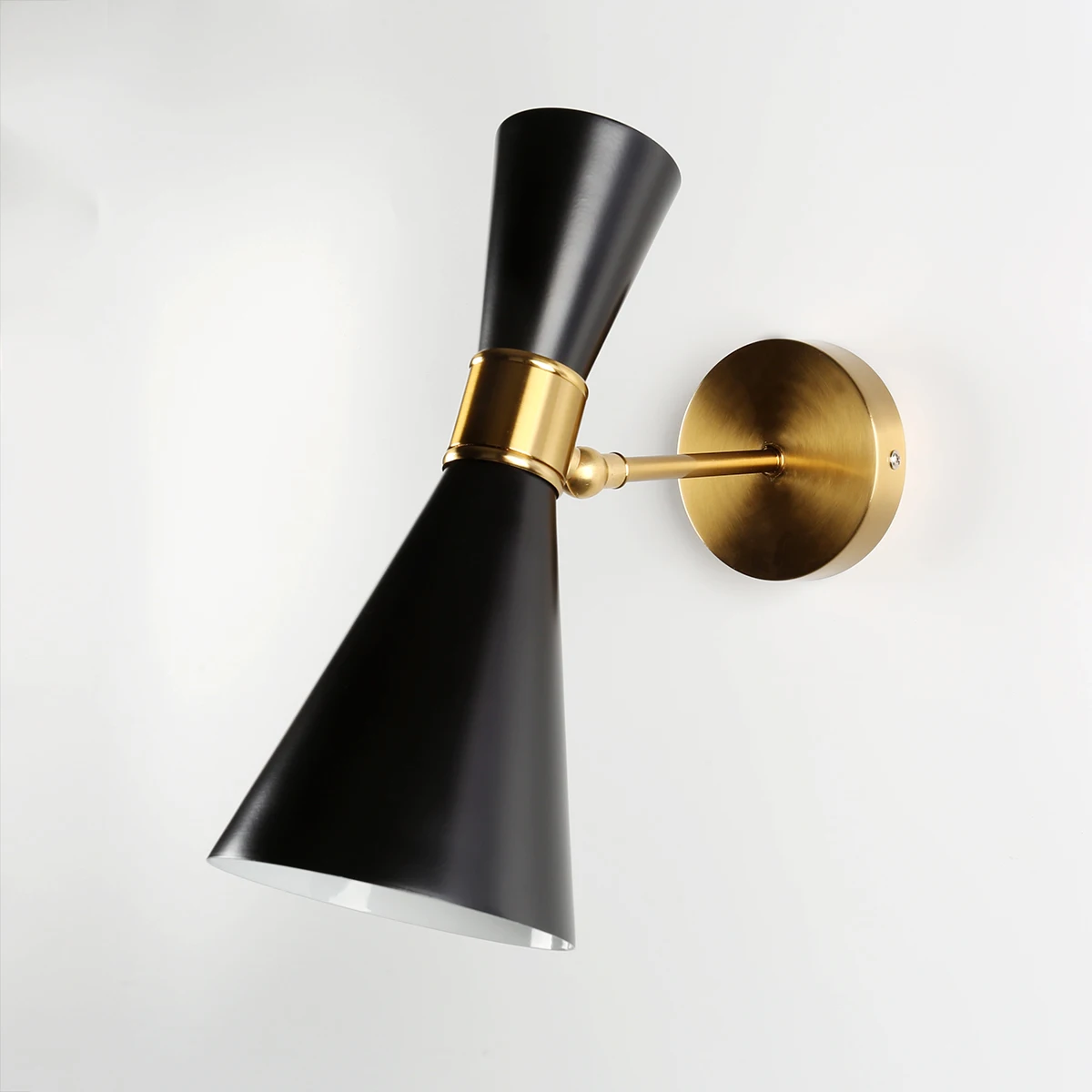  Nordic Bedroom Bedside Lamp Wall Lamp Simple Modern Aisle Corridor Hotel Golden Background Wall Lam - 32847274358