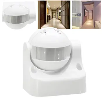 

Professional Security PIR Infrared Motion Detector Switch 180 Degree Movement Sensor Switch for Outdoor