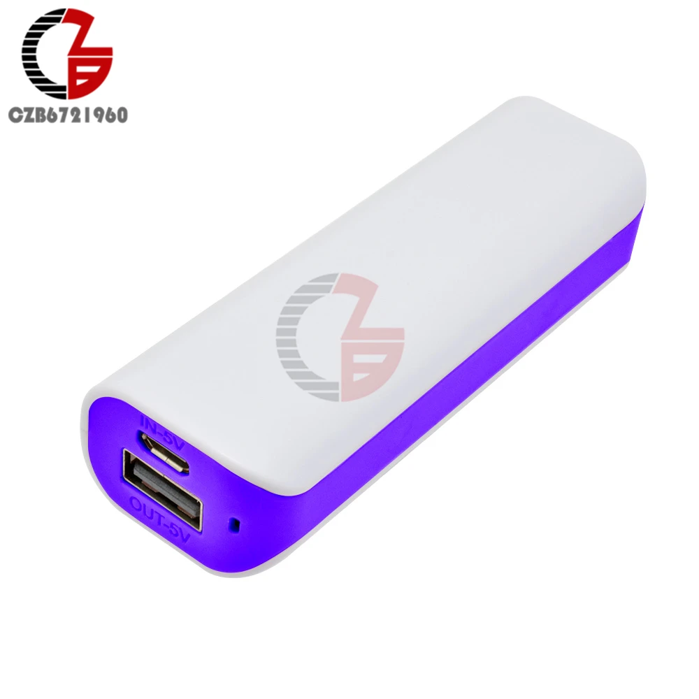 18650 USB Мощность банк Батарея Зарядное устройство чехол сделай сам, коробка для iPhone samsung Xiaomi Smart Phone MP3 Электронный LED мобильная зарядка 5В 1A