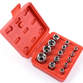 

Combination Wrench 14pcs Set Car Repair Tools E Type 6 Flower Sleeve Head QP2