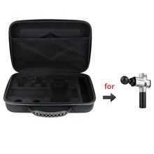 EVA коробка для массажного пистолета из 4 массажных головок и 1 зарядное устройство Дорожная сумка портативный чехол только массажер не входит в комплект прочный и светильник