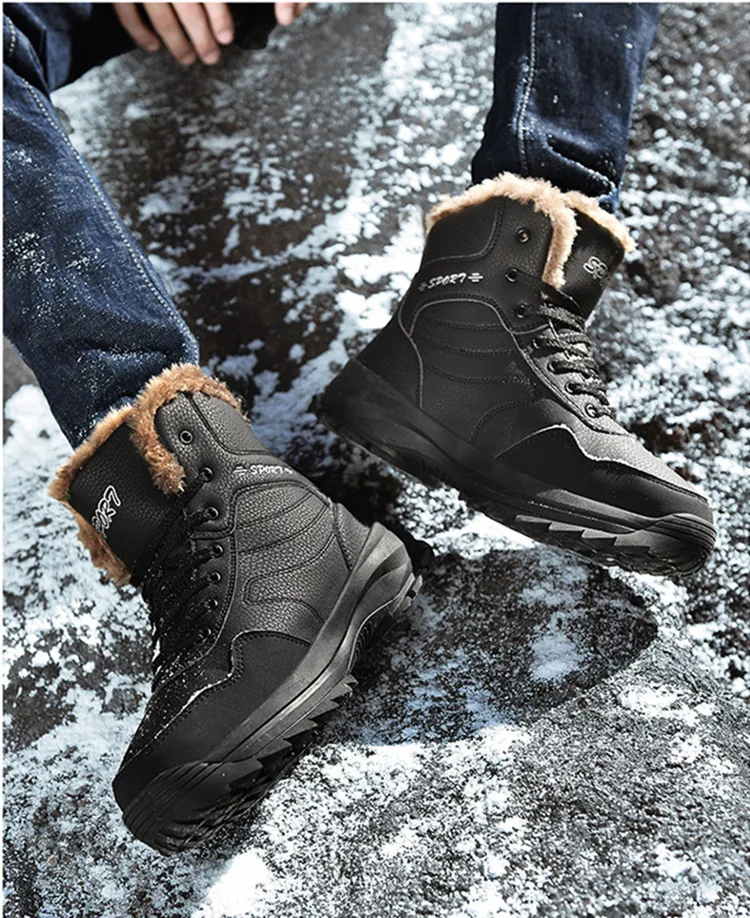 Men's Warm Non-slip Winter Boots Travel Leisure Running Sneaker 39S Men's Shoes Krasovki Wholesale Bulk Accessories Supplies