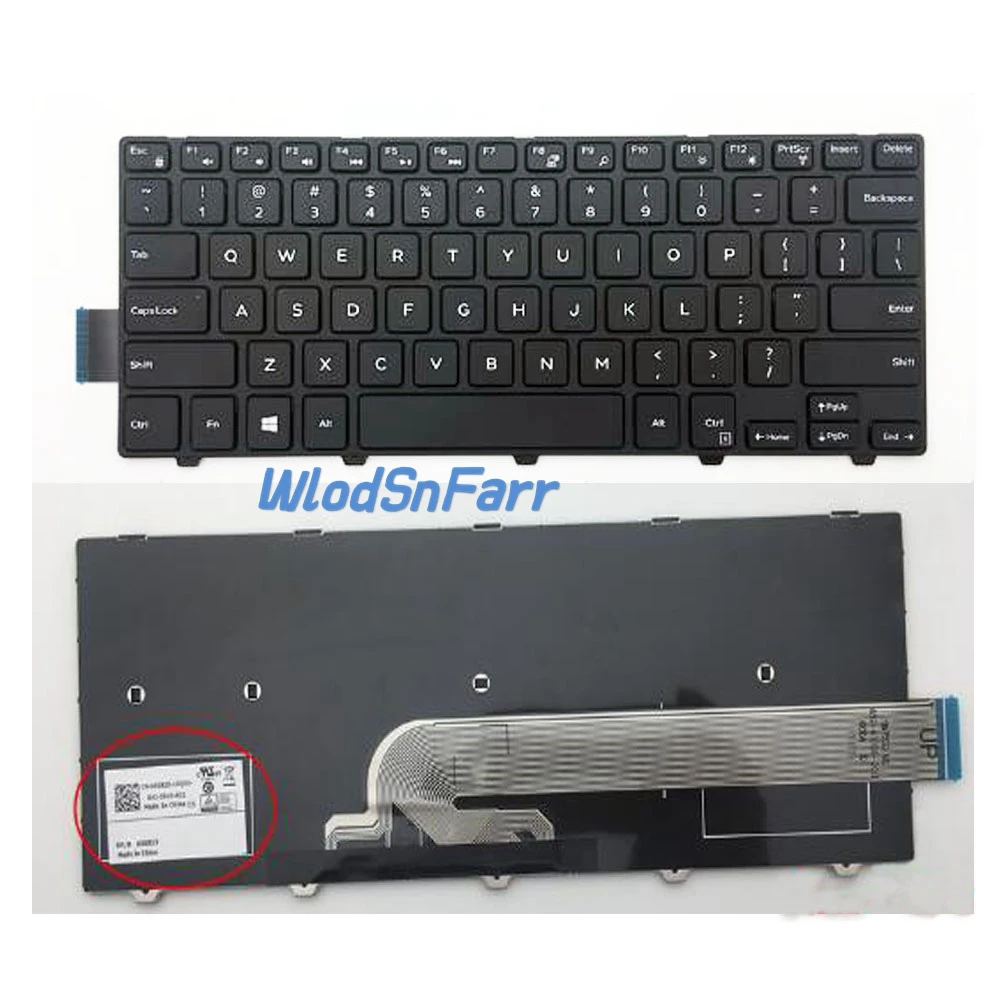 Клавиатура для ноутбука Dell Inspiron 3446 3447 N3447 1528 5445 N5447 7000 7447 FDKH0 490.00G07.0S1D AEAM7R00010 версия