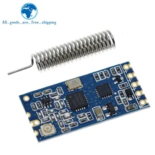Tzt 433mhz HC-12 si4463 módulo de porta serial sem fio 1000m substituir bluetooth novo