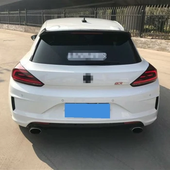 

Car Tail Wing Decoration For Volkswagen Scirocco 2009 2010 2011 2012 2013 2014 Carbon Fiber Black Rear Trunk Roof Spoiler