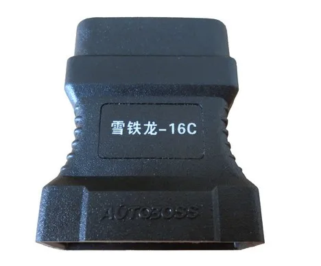 Original For Peugeot 16C OBDII 16PIN connector for autoboss v30 2600 2600+ 2700 2800.General OBDII-16 Pins Adapters | Автомобили и