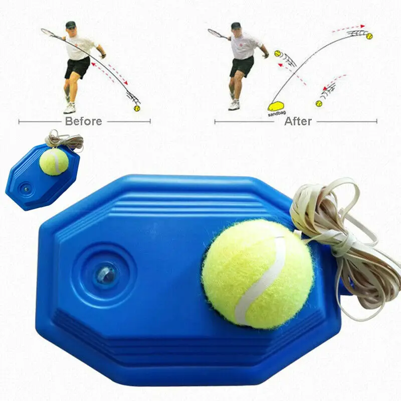 Healthy Portable Size Rebound Tennis Trainer Self study Set Practical