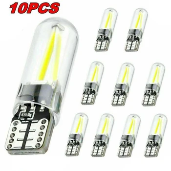

10Pcs License Plate Light Set Replacement Parts Accessories 6500-7000K