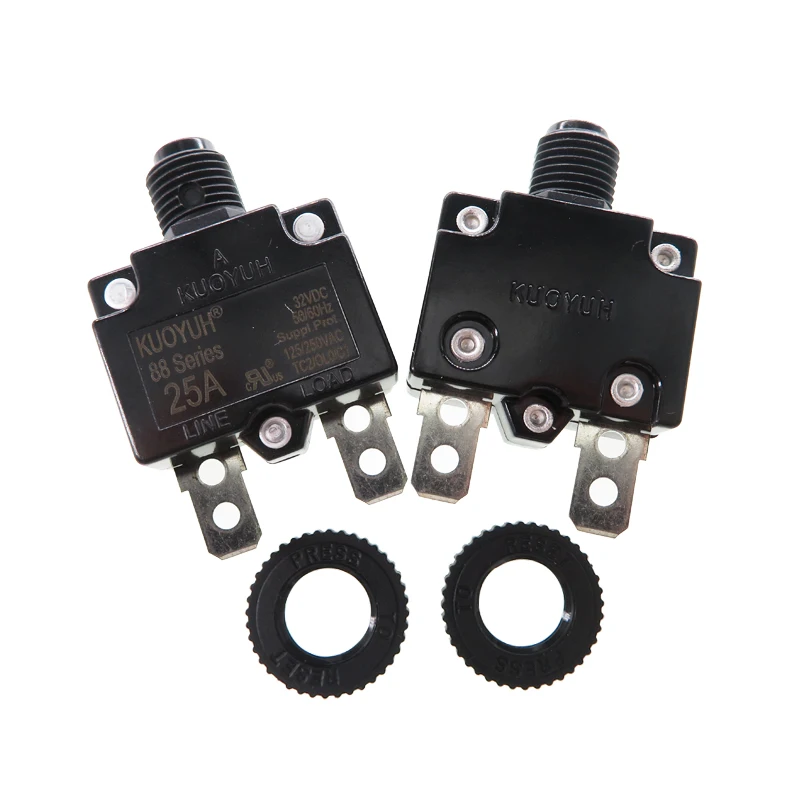 1Pcs 88 Series KUOYUH 3A 4A 5A 6A 7A 8A 9A 10A 11A 12A 13A 14A 15A 16A 17A 18A 19A 20A 23 25A 30A Overload Overcurrent Protector