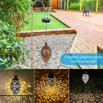 

Solar Power 600mAh Solar Garden Lights Solar Stake Lights Olive Shape Gutter Landscape Light Path Way Durable Eco-Friendly Home