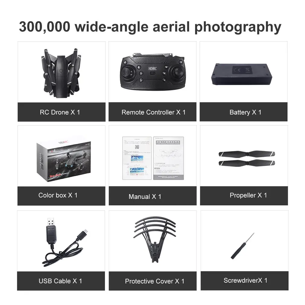 Радиоуправляемый Дрон с 0.3MP/5MP 1080P широкоугольный wifi FPV HD камера в режиме реального времени воздушный пульт дистанционного управления Самолет Вертолет модель игрушки