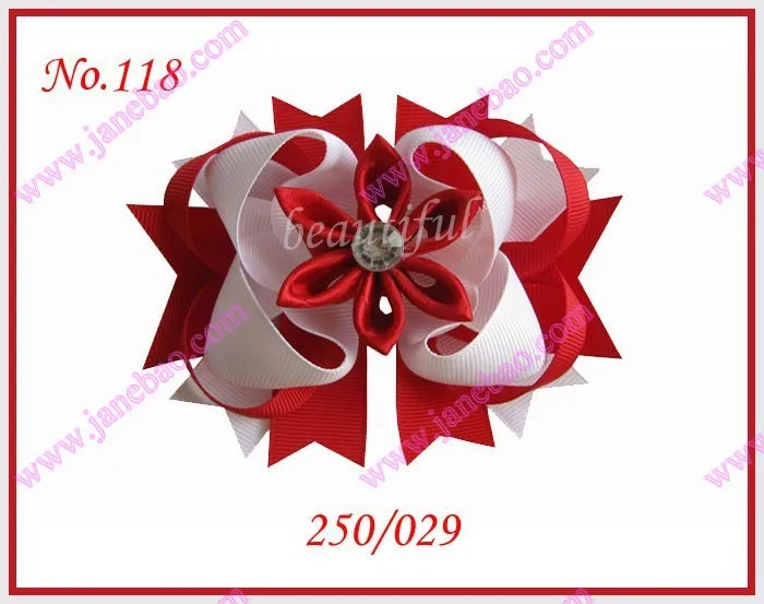 300 шт романтические банты для волос Kanzashi бутик заколки для волос аксессуары