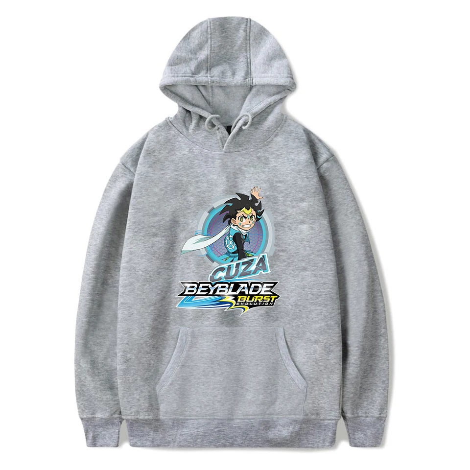 

Comfortable Beyblade Burst Evolution Hoodies Leisure Men Women Beyblade Burst Evolution boys girls New gray Hooded pullover tops