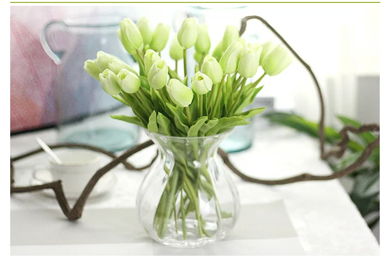 5 шт./лот ПУ-тюльпаны искусственный цветок Настоящее прикосновение искусственный букет Искусственный цветок для свадьбы дома вечерние украшения Garen